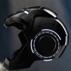 Glossy Black Iron Man MK5 Helmet (With Jarvis - Voice, Remote, and Touch Control)
