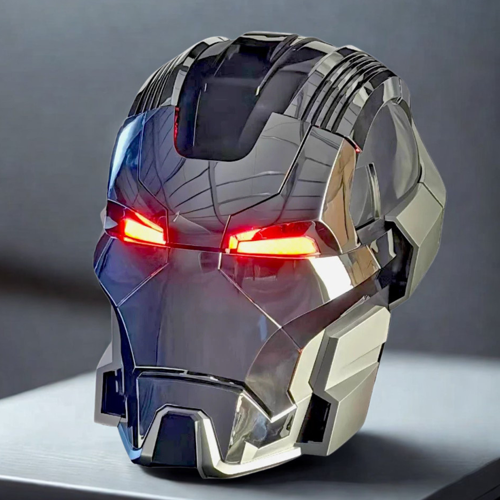 Iron Man Mk17 "The Heartbreaker" 1:1 Helmet (With Jarvis - Voice, Remote, and Touch Control)