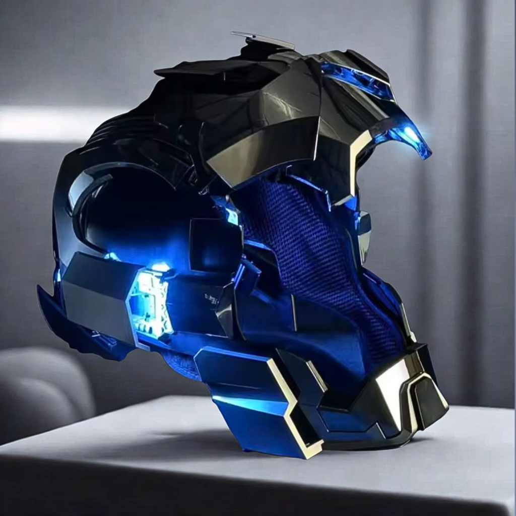 Iron Man Mk17 "The Heartbreaker" 1:1 Helmet (With Jarvis - Voice, Remote, and Touch Control)