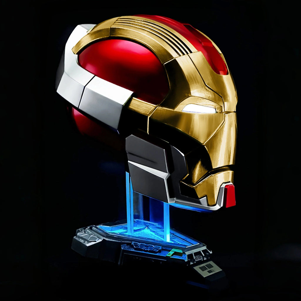 Iron Man Mk17 "The Heartbreaker" 1:1 Helmet (With Jarvis - Voice, Remote, and Touch Control)