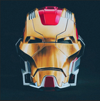 Iron Man Mk17 "The Heartbreaker" 1:1 Helmet (With Jarvis - Voice, Remote, and Touch Control)