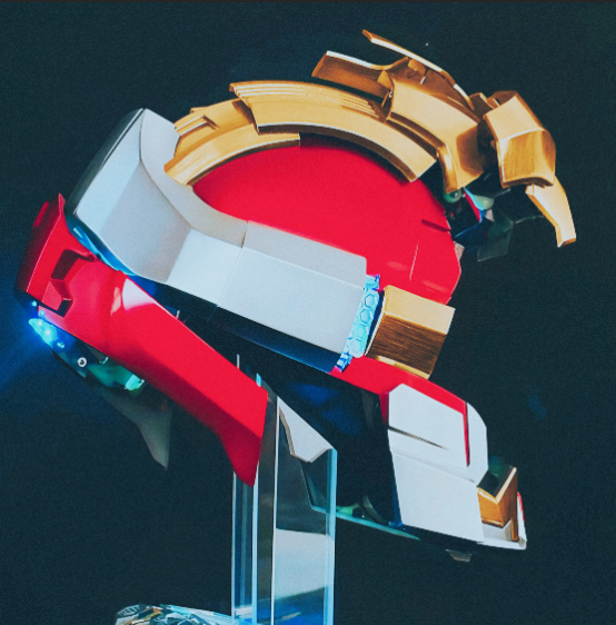 Iron Man Mk17 "The Heartbreaker" 1:1 Helmet (With Jarvis - Voice, Remote, and Touch Control)