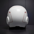 White Iron Man MK5 1:1 Helmet (With Jarvis - Voice, Remote, and Touch Control)