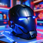 Matte Black Iron Man MK5 Helmet (With Jarvis - Voice, Remote, and Touch Control)