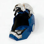 Blue Iron Man MK5 Helmet "Pepper" (With Jarvis - Voice, Remote, and Touch Control)