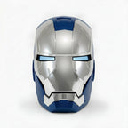 Blue Iron Man MK5 Helmet "Pepper" (With Jarvis - Voice, Remote, and Touch Control)
